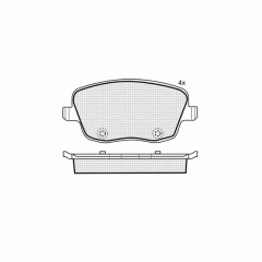 Тормозные колодки DBS2439 SM 800 T5160 T5161