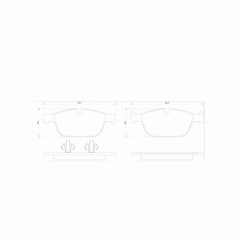 Тормозные колодки DBS2611 (GDB1821) * Volvo XC60 2008- передние колодки/parti p/u frina