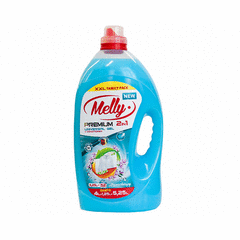 Порошок жидкий для стирки ''Melly'' Premium Mountain Fresh blue 5.250л