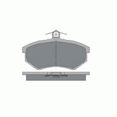 Колодки  пер. 20800/DBS2081  (SP175) (T5050)   VW Caddy,Golf III,Passat III