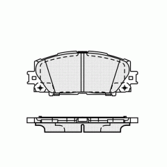 DBS3399 (T1814) * Toyota Prius 30, Yaris ,Yaris Verso передние  колодки