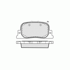 DBS3063 (SP335) (T1308)* Toyota Prius 20 ,Camry колодки задние