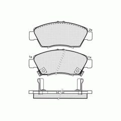 DBS3143 (SP621) (T1922)* Honda Civic передние