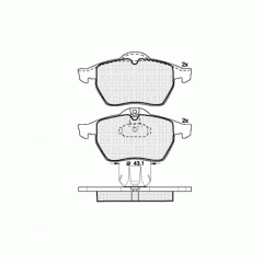 Колодки DBS2279 SP303 T1085