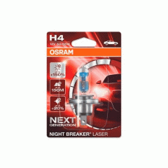 Лампа Osram H4 12V- 60/55W (P43t) Night Breaker Laser 1шт