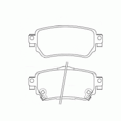 T2343 Nissan Qashqai II 2013- ,Renault Kadjar колодки задние