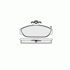 Тормозные колодки DBS2043 SP165 T5024
