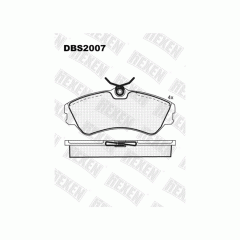 Тормозные колодки DBS2007 SP 129 T5048 * VW Transporter T4 14 пер.