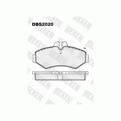 Тормозные колодки DBS2020 (SP 233) (T1170) * Mercedes Sprinter 208-312 / VW LT 28-46 задн.