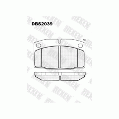 Тормозные колодки DBS2039 (SP 105) (T0841) * Opel Ascona,Kadett,Omega A,Vectra A пер.