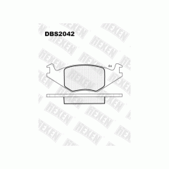 Тормозные колодки DBS2042 (SP 116) (T4150) * VW Golf,Jetta,Passat,Vento пер.