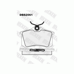 Тормозные колодки DBS2061 (SP 113) (T5075) * Audi A4,A6/Renault Megane II,Scenic II/ VW Golf, Passat зад.