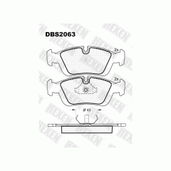 Тормозные колодки DBS2063 (SP 164) (T1037) * BMW 3 (E36), Z3 (E36) пер.
