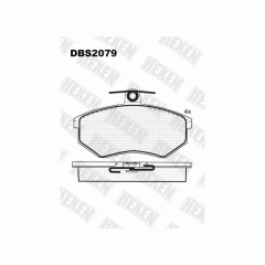 Тормозные колодки DBS2079 (SP 110) (SP 176) * VW Caddy,Golf III,Passat III пер.