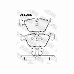 Тормозные колодки DBS2087 (SP 138) (T1103)* BMW 5 (E39) пер.