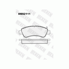 Тормозные колодки DBS2111 SP 314 T5166 Citroen Berlingo,C2,C4 Peugeot 206 307 Partner пер.