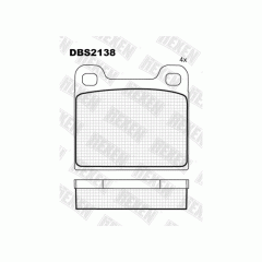 Тормозные колодки DBS2138 (SP 126) (T4114)* Mercedes 200-300(W123) задн.