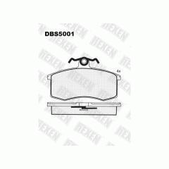 Тормозные колодки DBS5001 (SP 101)* Lada Samara 2108 - 2110 пер.