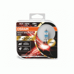 Комплект галогенных ламп Osram  64210 NB200 +200%  H7 12V 55W