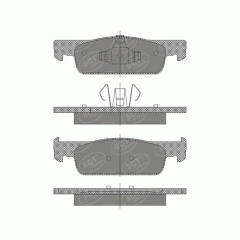 Тормозные колодки DBS (SP 663) (LPR 05P1702) * Dacia Logan 2013- пер.  fata