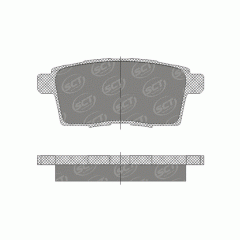 Тормозные колодки DBS (SP 687) (FDB4366) * Mazda CX 7, CX 9  задние колодки/parti p/u frina