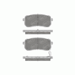 Тормозные колодки DBS (SP 698) (FDB4114) * Hyundai H-1 Starex, H-200 2008- задние колодки/parti p/u frina