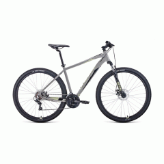 Горный велосипед FORWARD APACHE 29 2.2 disc (29" 21 ск. рост 19") 2020-2021, серый/бежевый
