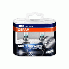 Автолампа OSRAM HB3 9005 NIGHT BREAKER UNLIMITED 4200K 12V 60W P20d (9005 NBU BOX)