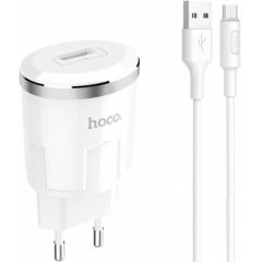 Hoco C37A + MicroUSB Cable White