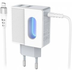 Hoco C75 + Lighting Cable White