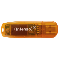 64GB Intenso Rainbow Line Orange
