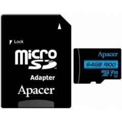 Apacer 64GB MicroSD Card + SD Adapter
