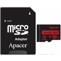 Apacer 64GB MicroSD Card + SD Adapter
