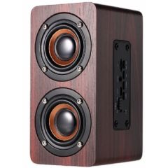 W5 Red Wood Grain Black