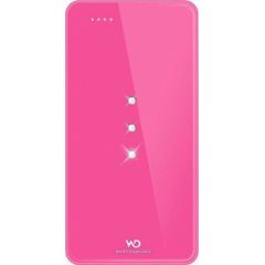 White Diamond Crystal 3000 mAh Pink