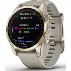 Garmin Fenix 7S Sapphire Solar Cream Gold