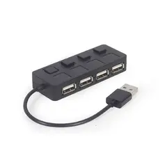 USB-концентратор Gembird UHB-U2P4-05, Чёрный