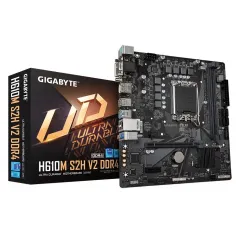 Материнская плата Gigabyte H610M S2H V2 DDR4, LGA1700, Intel H610, Micro-ATX