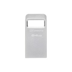 Память 64GB USB Flash Drive Kingston DataTraveler Micro G2 DTMC3G2/64GB, Metal casing, USB 3.2, Compact and lightweight, World’s smallest USB Flash drive (Read 200 MB/s) (memorie portabila Flash USB/внешний накопитель флеш память USB)