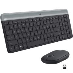 Клавиатура+мышь Logitech MK470 Slim Wireless Keyboard and Mouse Combo, Keyboard+Mouse, 920-009206 (set fara fir tastatura+mouse/беспроводной комплект клавиатура+мышь)