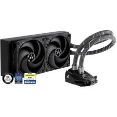 Arctic Liquid Freezer II 240 Multi Compatible All-In-One CPU Water Cooler, Intel 1700, 1200, 115X, 2011-3, 2066, AMD AM5, AM4, VRM Fan: 40mm 1000–3000rpm, Pump: 800–2000rpm, 2x120mm Fan 200–1800rpm, Fluid Dynamic Bearing, ACFRE00046B