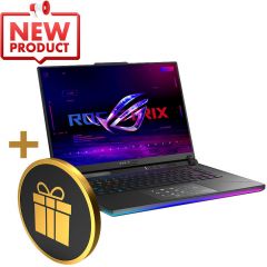 Ноутбук 18 ASUS ROG Strix SCAR 18 G834, Intel i9-13980HX 2.2-5.6GHz/32GB DDR5/1TB PCIe 4.0 NVMe/GeForce RTX4080 12GB GDDR6/WiFi 6E 802.11ax/BT5.2/2.5G LAN/HDMI/Cam/Backlit RGB Keyb./18 ROG Nebula QHD+ IPS 3ms 240Hz 500nits (2560x1600)/No OS/Gaming G834JZ-