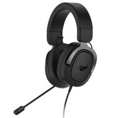 Проводные игровые наушники ASUS Gaming Headset TUF Gaming H3 for PC, PS5, Xbox One and Nintendo Switch, featuring 7.1 surround sound, Driver 50mm Neodymium, Headphone: 20 ~ 20000 Hz, Sensitivity microphone: -40 dB, Cable 1.3m, 3.5mm