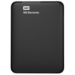 2.5" External HDD 1.0TB (USB3.0)  Western Digital "Elements", Black, Durable design