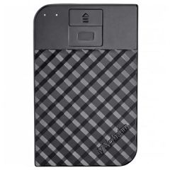 2.5" External HDD 1.0TB (USB3.1/USB-C)  Verbatim "Fingerprint Secure", Black, 256-bit AES hardware security encryption with fingerprint, Enclosure material: Plastic and Aluminium
