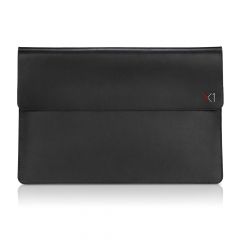 14" NB Bag - Lenovo ThinkPad X1 Carbon/Yoga -  Leather Sleeve by Targus, Magnetic closure, Back slip pocket, Black.