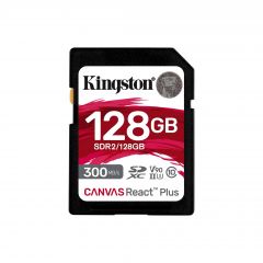 Карта памяти Kingston Canvas React Plus SD 128GB