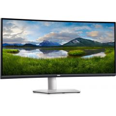 34.0" Монитор DELL S3422DW / Curved  / 21:9 / 4K / 100Hz / Black/Silver
