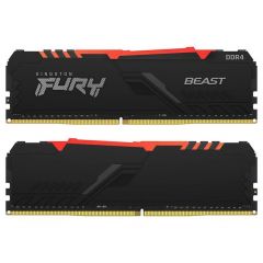 Оперативная память Kingston FURY Beast DDR4 RGB DDR4-3200 64GB (Kit of 2*32GB)