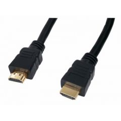 Cable HDMI - 10m - Brackton "Basic" K-HDE-SKB-1000.B, 10 m, High Speed HDMI® Cable with Ethernet, male-male, with gold plated contacts, double shielded, with dust caps